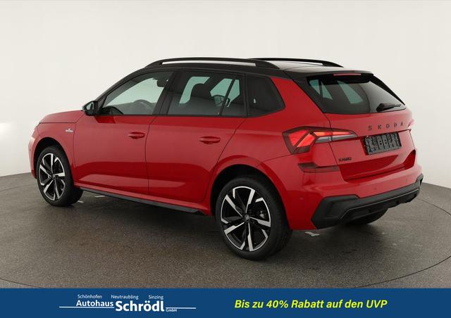 Skoda Kamiq Monte Carlo 1.5 TSI Carlo, Pano, AHK, Matrix, Navi, el. Klappe, 18-Zoll, 5 J.-Garantie 