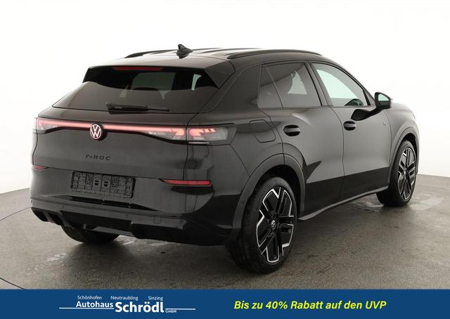 Volkswagen T-Roc 1.5 eTSI 110 kW R-Line DSG Black, AHK, IQ.Light, Kamera, el. Klappe, 19-Zoll 