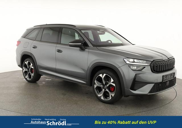 Skoda Kodiaq - 2.0 TSI 195 kW 4x4 RS DSG RS, AHK, Navi, Matrix, Canton, Side, FS-beheizbar, el. Klappe, Kamera, 20-Zoll, 5 J.-Garantie