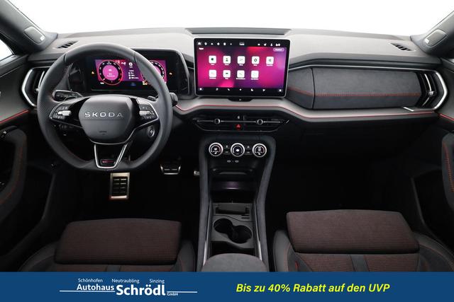 Skoda Kodiaq 2.0 TSI 195 kW 4x4 RS DSG RS, AHK, Navi, Matrix, Canton, Side, FS-beheizbar, el. Klappe, Kamera, 20-Zoll, 5 J.-Garantie 