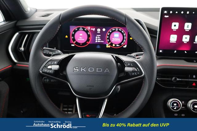 Skoda Kodiaq 2.0 TSI 195 kW 4x4 RS DSG RS, AHK, Navi, Matrix, Canton, Side, FS-beheizbar, el. Klappe, Kamera, 20-Zoll, 5 J.-Garantie 