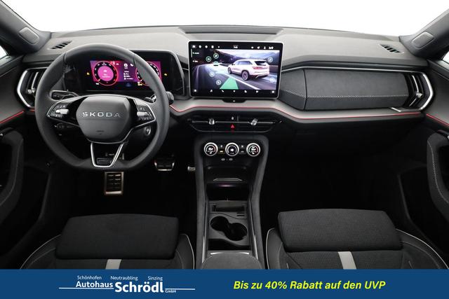 Skoda Kodiaq 2.0 TDI 142 kW 4x4 Sportline DSG Sportline, AHK, Navi, Matrix, el. Klappe, Side, 19-Zoll 