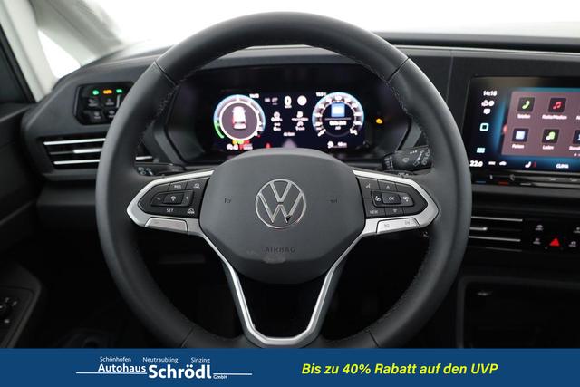 Volkswagen Caddy Life eHybrid 1.5 Life, AHK, Navi, Side, FS-beheizbar, ACC, Kamera, LED, 17-Zoll, 5 J.-Garantie 