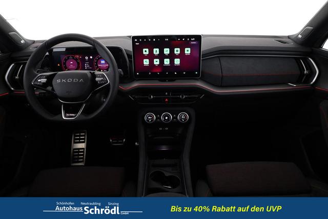 Skoda Kodiaq 2.0 TSI 195 kW 4x4 RS DSG RS, AHK, Navi, Matrix, Canton, Side, FS-beheizbar, el. Klappe, Kamera, 20-Zoll, 5 J.-Garantie 