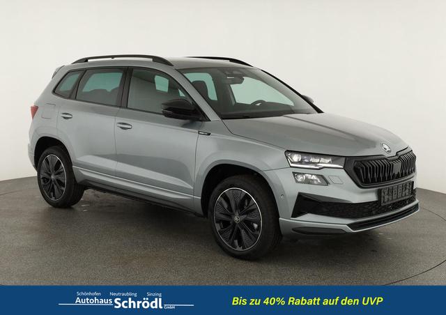 Skoda Karoq - Sportline 1.5 TSI DSG Sportline, Navi, CANTON, Matrix, AreaView, Side, el. Klappe, FS-beheizbar, 5 J.-Garantie