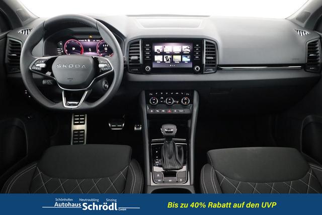 Skoda Karoq Sportline 1.5 TSI DSG Sportline, Navi, CANTON, Matrix, AreaView, Side, el. Klappe, FS-beheizbar, 5 J.-Garantie 