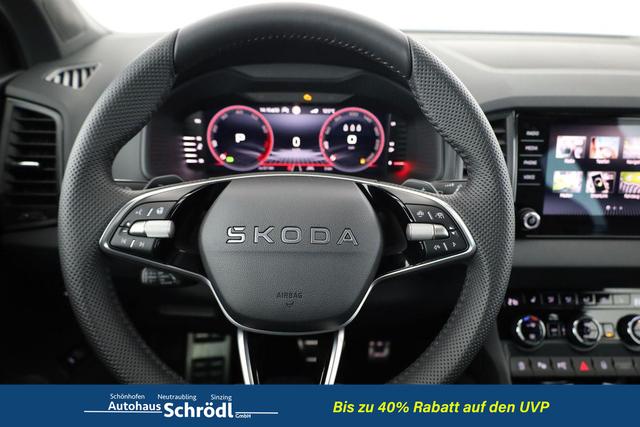 Skoda Karoq Sportline 1.5 TSI DSG Sportline, Navi, CANTON, Matrix, AreaView, Side, el. Klappe, FS-beheizbar, 5 J.-Garantie 