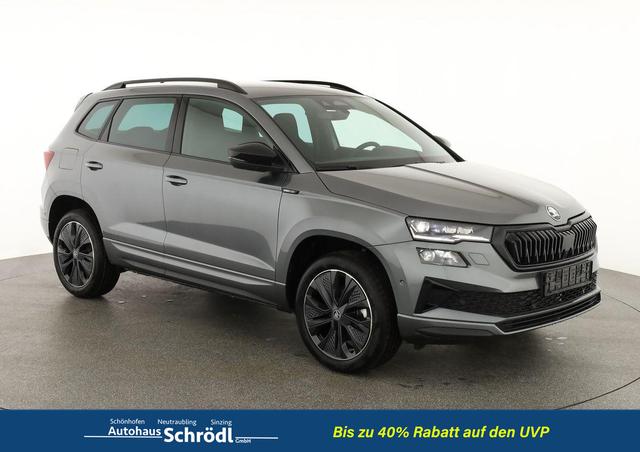 Skoda Karoq - Sportline 1.5 TSI DSG Sportline, Navi, CANTON, Matrix, AreaView, Side, el. Klappe, FS-beheizbar, 5 J.-Garantie