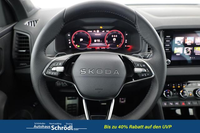 Skoda Karoq Sportline 1.5 TSI DSG Sportline, Navi, CANTON, Matrix, AreaView, Side, el. Klappe, FS-beheizbar, 5 J.-Garantie 