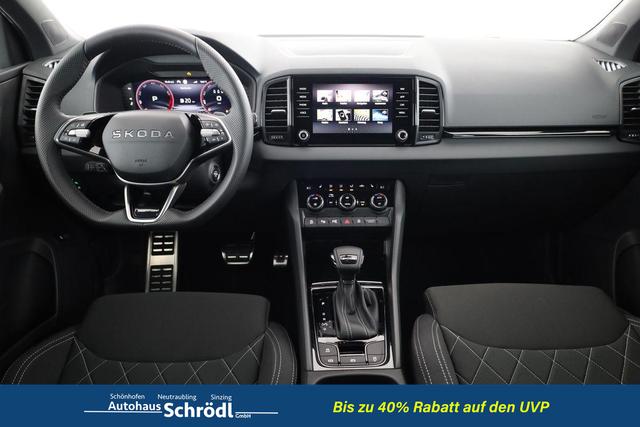 Skoda Karoq Sportline 1.5 TSI DSG Sportline, AHK, Navi, CANTON, Matrix, AreaView, Side, Kamera, el. Klappe, FS-beheizbar, 5 J.-Garantie 
