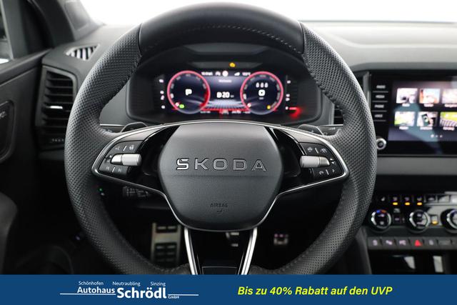 Skoda Karoq Sportline 1.5 TSI DSG Sportline, AHK, Navi, CANTON, Matrix, AreaView, Side, Kamera, el. Klappe, FS-beheizbar, 5 J.-Garantie 