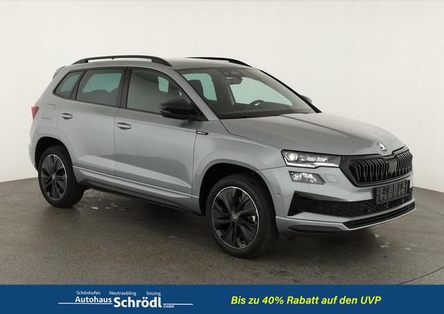 Skoda Karoq - Sportline 1.5 TSI DSG Sportline, AHK, Navi, CANTON, Matrix, AreaView, Side, Kamera, el. Klappe, FS-beheizbar, 5 J.-Garantie