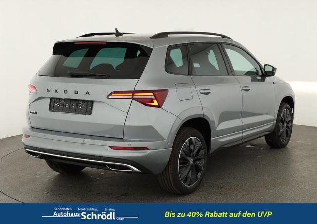 Skoda Karoq Sportline 1.5 TSI DSG Sportline, AHK, Navi, CANTON, Matrix, AreaView, Side, Kamera, el. Klappe, FS-beheizbar, 5 J.-Garantie 