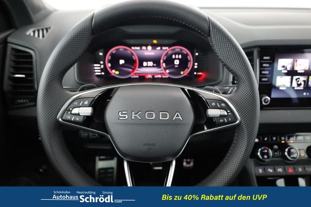 Skoda Karoq Sportline 1.5 TSI DSG Sportline, Pano, AHK, Navi, CANTON, Matrix, AreaView, Side, el. Klappe, FS-beheizbar, 5 J.-Garantie 