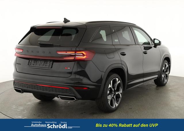 Skoda Kodiaq - 2.0 TSI 195 kW 4x4 RS DSG RS, AHK, Navi, Matrix, Canton, Side, FS-beheizbar, el. Klappe, Kamera, 20-Zoll, 5 J.-Garantie