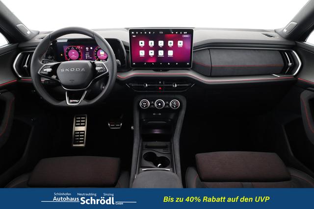 Skoda Kodiaq 2.0 TSI 195 kW 4x4 RS DSG RS, AHK, Navi, Matrix, Canton, Side, FS-beheizbar, el. Klappe, Kamera, 20-Zoll, 5 J.-Garantie 
