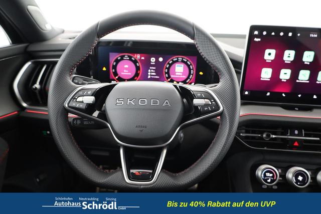 Skoda Kodiaq 2.0 TSI 195 kW 4x4 RS DSG RS, AHK, Navi, Matrix, Canton, Side, FS-beheizbar, el. Klappe, Kamera, 20-Zoll, 5 J.-Garantie 