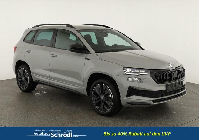 Skoda Karoq - Sportline 1.5 TSI DSG Sportline, AHK, Navi, CANTON, Matrix, AreaView, Side, Kamera, el. Klappe, FS-beheizbar, 5 J.-Garantie