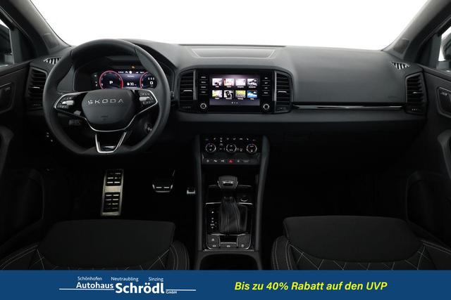 Skoda Karoq Sportline 1.5 TSI DSG Sportline, AHK, Navi, CANTON, Matrix, AreaView, Side, Kamera, el. Klappe, FS-beheizbar, 5 J.-Garantie 