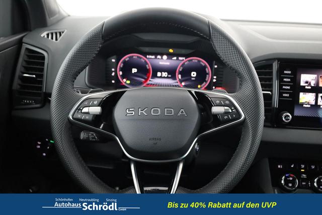 Skoda Karoq Sportline 1.5 TSI DSG Sportline, AHK, Navi, CANTON, Matrix, AreaView, Side, Kamera, el. Klappe, FS-beheizbar, 5 J.-Garantie 