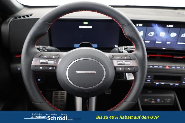 Hyundai Kona N Line 2WD 1.6 T-GDI N-LINE, Navi, LED, Kamera, 18-Zoll, 5 J.- Garantie 