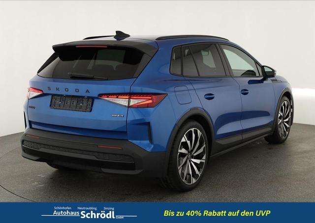 Skoda Elroq 85 x Sportline 85x Sportline, AHK, Matrix, W&auml;rmepumpe, 21-Zoll, Navi, el. Klappe, FS-beheizbar 