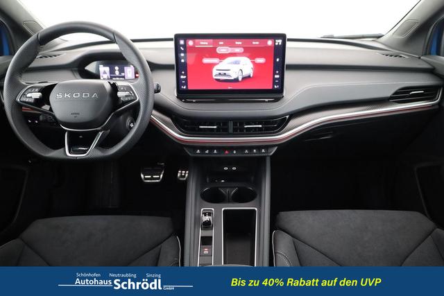 Skoda Elroq 85 x Sportline 85x Sportline, AHK, Matrix, W&auml;rmepumpe, 21-Zoll, Navi, el. Klappe, FS-beheizbar 
