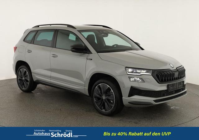 Skoda Karoq - Sportline 1.5 TSI DSG Sportline, Navi, CANTON, Matrix, AreaView, Side, el. Klappe, FS-beheizbar, 5 J.-Garantie