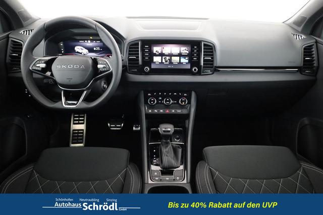Skoda Karoq Sportline 1.5 TSI DSG Sportline, Navi, CANTON, Matrix, AreaView, Side, el. Klappe, FS-beheizbar, 5 J.-Garantie 