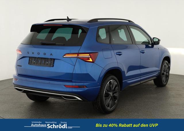 Skoda Karoq Sportline 1.5 TSI DSG Sportline, AHK, Navi, CANTON, Matrix, AreaView, Side, Kamera, el. Klappe, FS-beheizbar, 5 J.-Garantie 