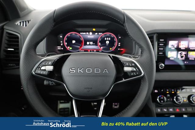 Skoda Karoq Sportline 1.5 TSI DSG Sportline, AHK, Navi, CANTON, Matrix, AreaView, Side, Kamera, el. Klappe, FS-beheizbar, 5 J.-Garantie 