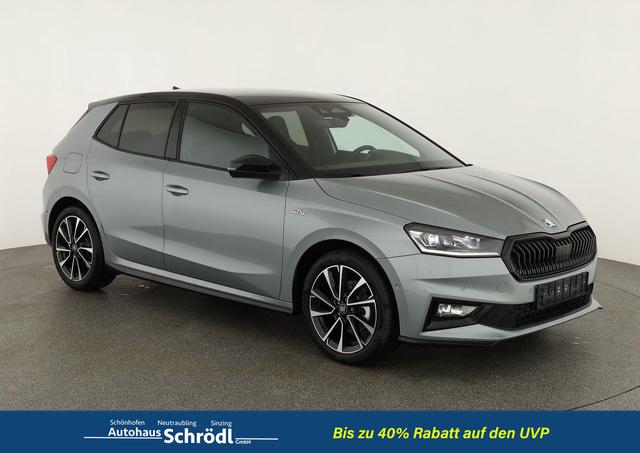 Skoda Fabia - Monte Carlo 1.5 TSI DSG Carlo, Ladeboden, LED, Kamera, App-Connect, 17-Zoll