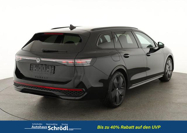 Volkswagen Passat Variant 2.0 TDI 142 kW 4Motion R-Line DSG 4M Black, Pano, AHK, Navi, IQ.Light, Side, Kamera, el. Klappe, 19-Zoll, 5 J.-Garantie 