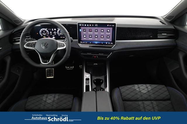 Volkswagen Passat Variant 2.0 TSI 150 kW R-Line DSG Black, Pano, AHK, Navi, IQ.Light, Side, Kamera, el. Klappe, 19-Zoll, 5 J.-Garantie 