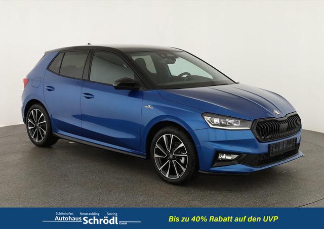 Skoda Fabia - Monte Carlo 1.5 TSI DSG Carlo, Ladeboden, LED, Kamera, App-Connect, 17-Zoll