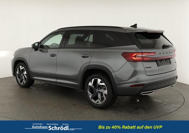 Skoda Kodiaq 2.0 TSI 150 kW 4x4 Sportline DSG Sportline, Pano, AHK, Navi, Matrix, Canton, Side, FS-beheizbar, el. Klappe, Kamera, 19-Zoll, 5 J.-Garantie 