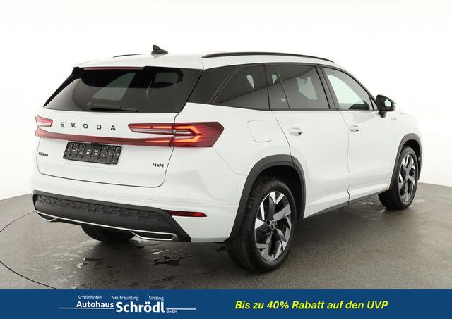Skoda Kodiaq 2.0 TSI 150 kW 4x4 Sportline DSG Sportline, Pano, AHK, Navi, Matrix, Canton, Side, FS-beheizbar, el. Klappe, Kamera, 19-Zoll, 5 J.-Garantie 