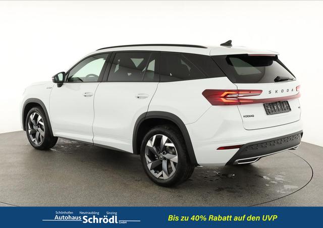 Skoda Kodiaq 2.0 TSI 150 kW 4x4 Sportline DSG Sportline, Pano, AHK, Navi, Matrix, Canton, Side, FS-beheizbar, el. Klappe, Kamera, 19-Zoll, 5 J.-Garantie 