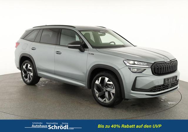 Skoda Kodiaq - 2.0 TDI 142 kW 4x4 Sportline DSG Sportline, AHK, Navi, Matrix, Canton, Side, FS-beheizbar, el-Klappe, Kamera, 19-Zoll, 5 J.-Garantie