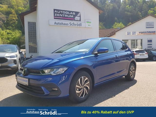 Volkswagen Polo - Life 1.0 TSI 95PS Rückf.Kamera Sitzheizung Digital Cockpit Klima PDC v+h abgd.Scheiben Bluetooth Apple Car Play Android Auto 15-LM