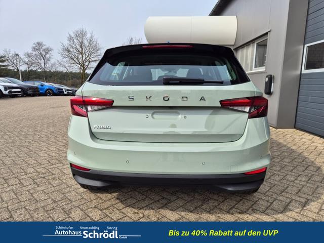 Skoda Fabia 1.0 TSI 95PS Selection 5-t&uuml;rig R&uuml;ckf.Kamera Parksensoren Sitzheizung Multifunktionslenkrad Klima Skoda-Radio Bluetooth Touchscreen Tempomat Nebelsch. Apple CarPlay + Android Auto 