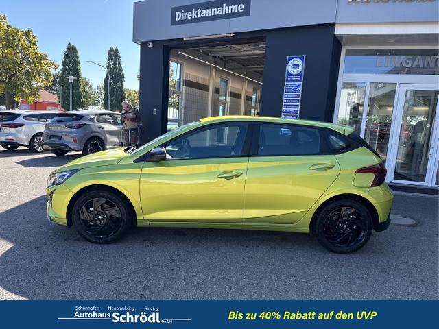 Hyundai / i20 / Gelb / / / 1.0 T-GDI Go!, Navi, Kamera, LED, AppConnect, 16-Zoll, sofort