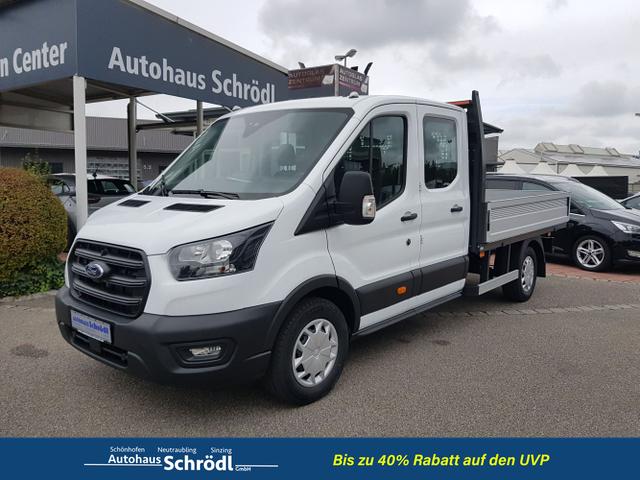 Ford Transit - Pritsche Doppelkabine Trend 350 L3 2,0 Ltr. - 130 PS AHK 7-SITZER DAB