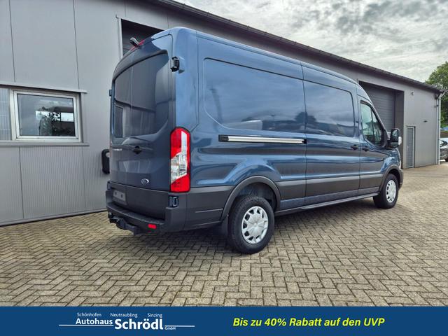 Ford Transit - L3H2 2.0 TDCi 130PS Trend 3,5t 3-Sitzer AHK Klima Navi Bluetooth DAB Frontscheibe beheizb. PDC v+h Rückf.Kamera Tempomat