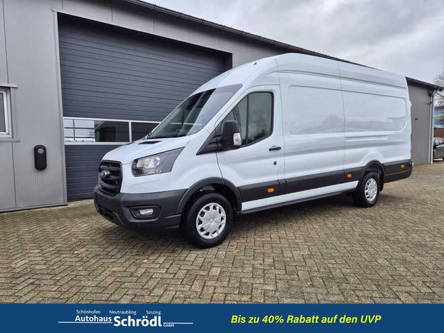 Ford Transit - 350 L4H3 2.0 EcoBlue 130PS Trend Heckantrieb 3,5t 2-Sitzer AHK Sitzheizung Frontscheibe beheizb. Klimaautomatik Navi PDC v+h Bluetooth DAB Apple CarPlay Android Auto Tempomat Ganzj.Reifen