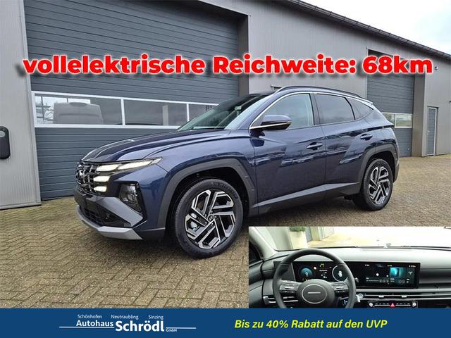 Hyundai TUCSON - Trend 1.6 T-GDI 252PS Automatik PHEV FACELIFT MY2025 Sitzheizung ACC Klimaautomatik Navi 12,3"-Touchscreen DAB+ wireless Apple CarPlay + Android Auto PDC v+h Rückf.Kamera 2xKeyless 19-LM