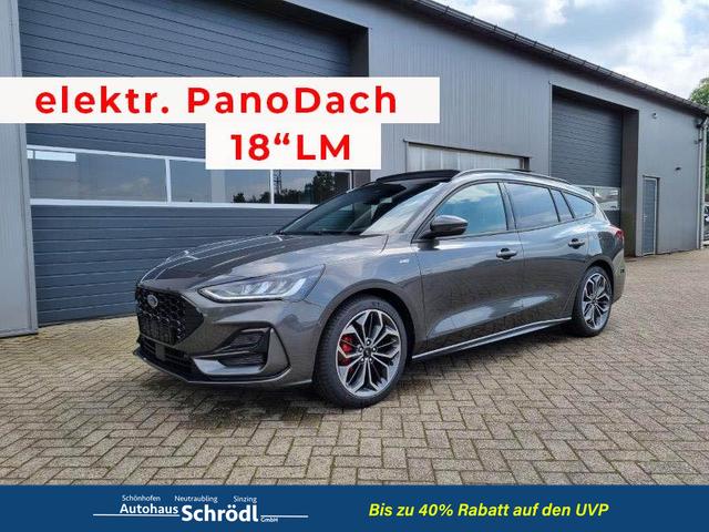 Ford Focus Turnier - 1.0 125PS ST-Line X elektr. PanoDach Winterpaket Rückf.Kamera ACC Klimaautomatik Sitzheizung Lenkradheizung Frontscheibe beheizb. Ford-Navi SYNC 4 B+O Sound DAB+ Bluetooth Apple Carplay Android Auto PDC v+h 2xKeyless 18-LM
