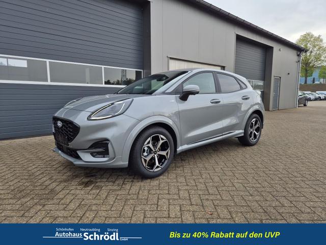 Ford Puma - ST-Line 1.0 EcoBoost Hybrid 125PS NEUES MODELL 360°Kamera AbstandsTempomat el.Heckklappe Klimaautomatik Sitzheizung Lenkradheizung Frontscheibe beheizb. Ford-Navi SYNC4 Bluetooth Apple CarPlay Android Auto PDC v+h 17-LM