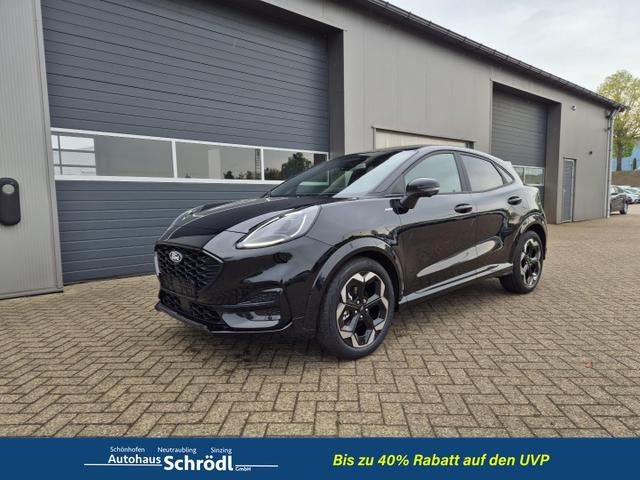 Ford Puma - ST-Line X 1.0 EcoBoost Hybrid 125PS NEUES MODELL 360°Kamera AbstandsTempomat el.Heckklappe Premium Leder (Sensico) B+O-Sound Klimaautomatik Sitzheizung Lenkradheizung Frontscheibe beheizb. Ford-Navi SYNC4 Bluetooth Apple CarPlay Android Auto PDC v+