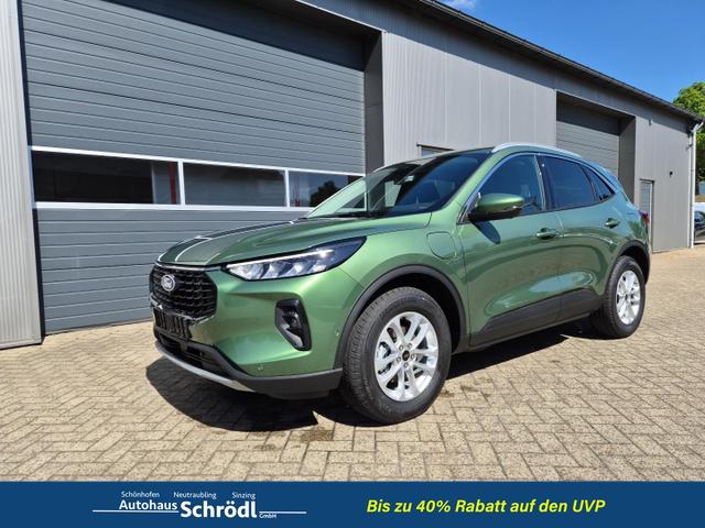 Ford Kuga - Titanium 243PS PHEV Automatik schwenkb. AHK Sitzheizung v+h Lenkradheizung Frontscheibe beheizb. LED-Scheinwerfer Klimaautomatik Ford-Navi SYNC4 Apple CarPlay Android Auto Touchscreen Bluetooth PDC 4xKamera 2xKeyless 17"LM vollelektr. Reichweite